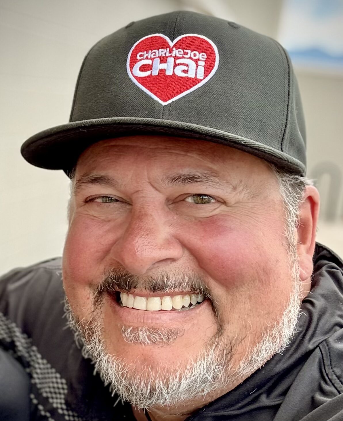 CJC Black Flat Bill Hat