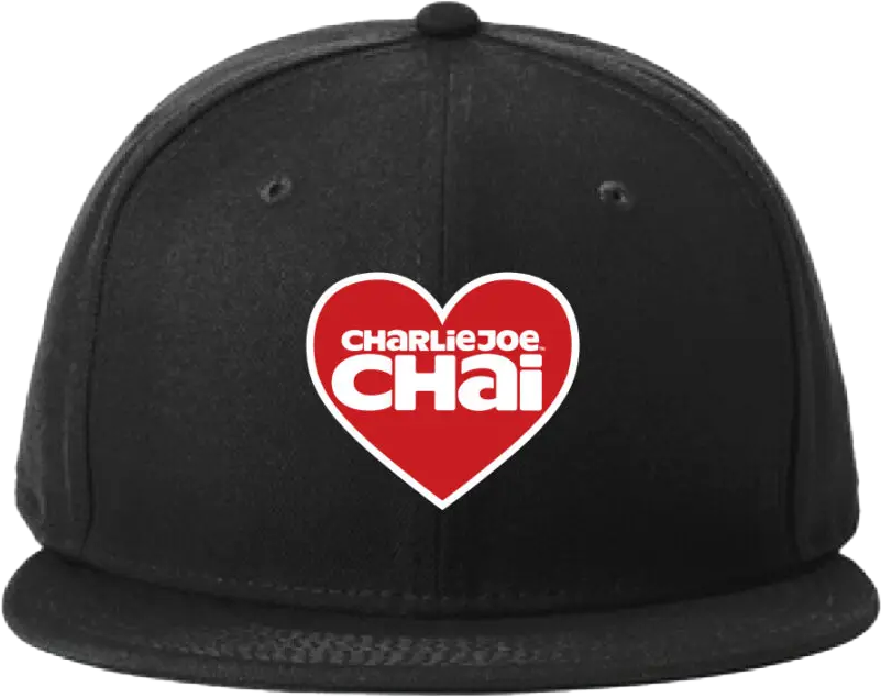 CJC Black Flat Bill Hat