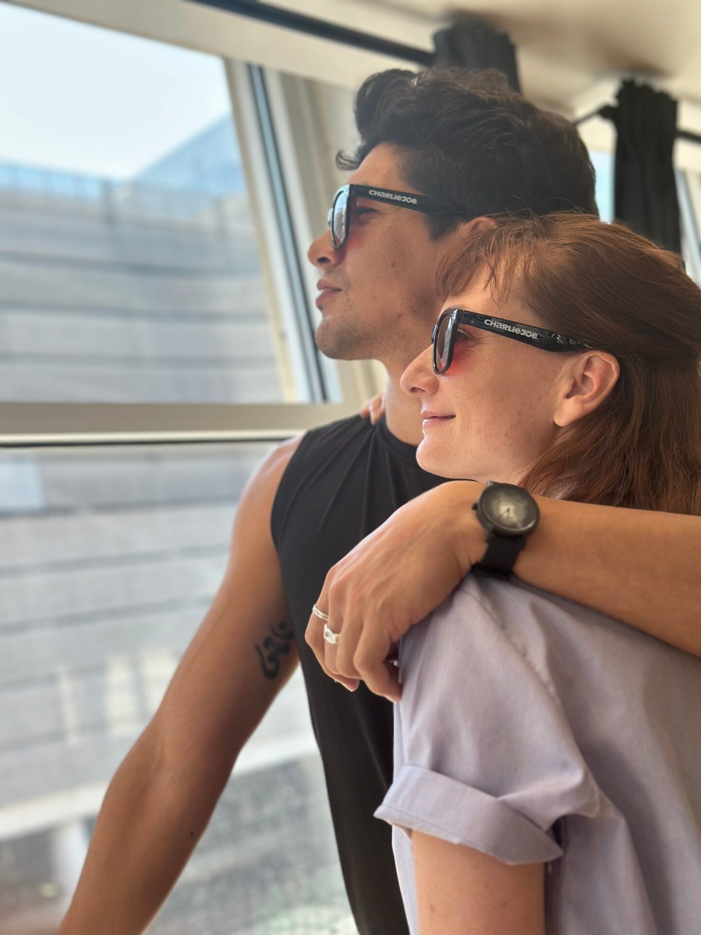 CJC Rose Colored Sunglasses