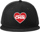 CJC Black Flat Bill Hat