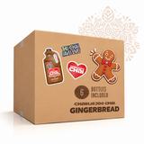 CharlieJoe Chai Gingerbread case containing six 64 oz bottles