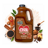 CharlieJoe Chai Gingerbread 64 oz concentrate bottle with ginger, cinnamon and molasses