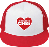 CJC Red & White Trucker Hat